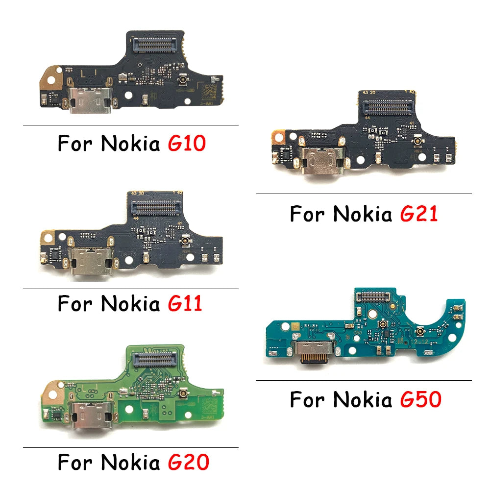 New For Nokia C1 C2 C12 C10 C20 C30 C21 Plus G10 G20 G50 G21 G11 USB Charging Board Port Dock Charger Connector Board Flex Cable Nokia phone repair parts