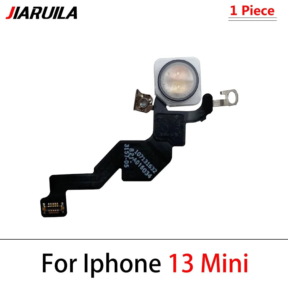 New LED Flash Flex Cable For iPhone 12 13 14 15 16 Pro Max Plus Mini Light Sensor Proximity Flex Cable Flash Light Flex Cable iPhone phone repair parts