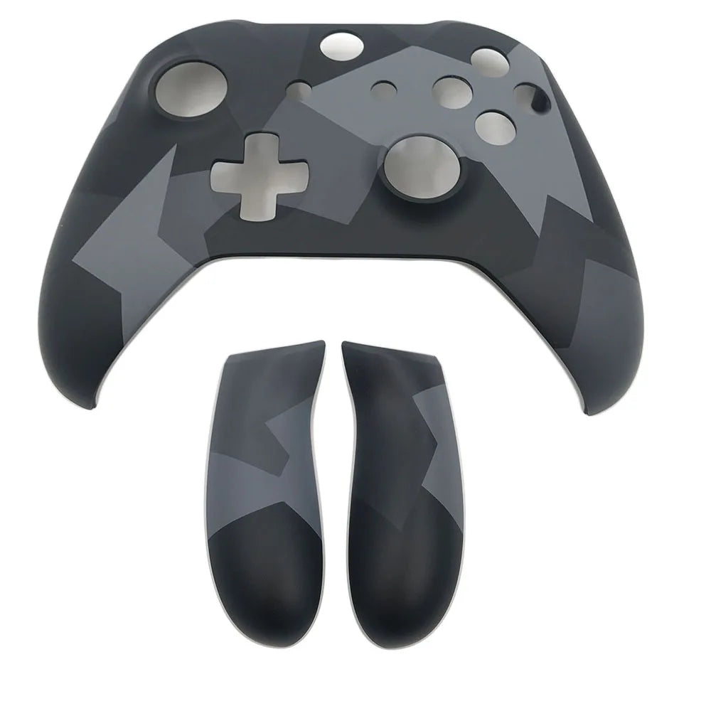For Xbox One S X Controller Replacement Housing Front Shell Faceplate Back Cover Handle Side Grips Case Game console repair parts