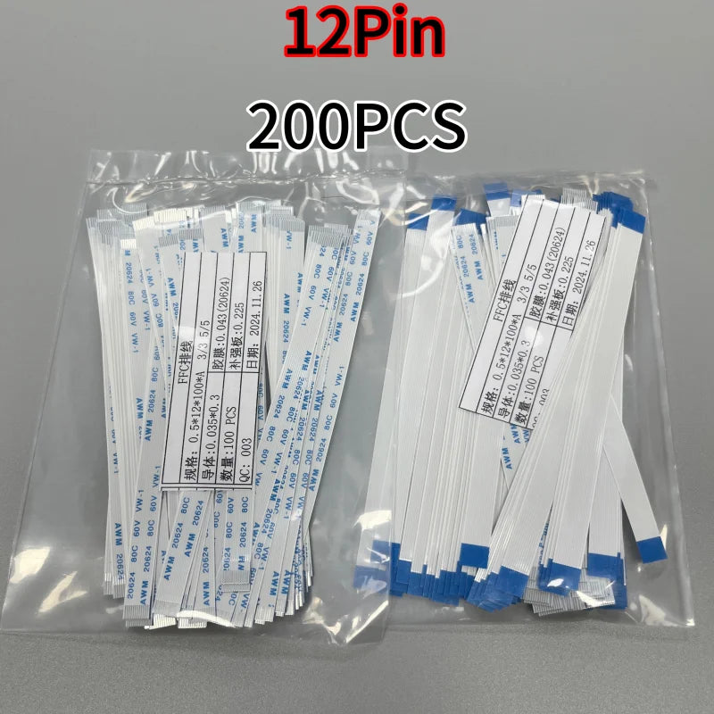 200PCS/Lot 12PIN 14 PIN FLEX Cable for Playing Station 4 for PS4 Controller Charging Board Replacement  Game console repair parts