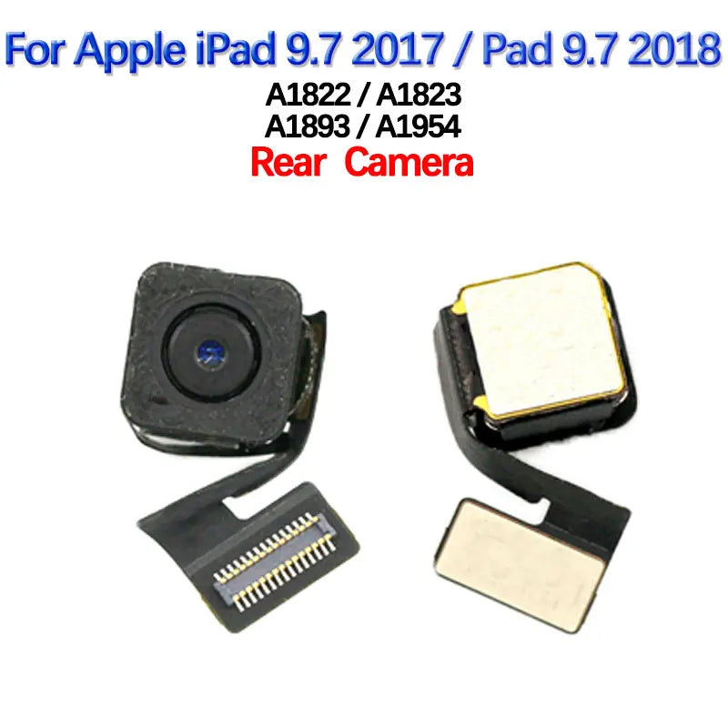 Front Camera Small For Apple Ipad 3-6 9.7 10.2 Pro 10.5 Ipad  Air1-4 Mini 4 5 A2152 A2197 A2270 A1566 Main Big Rear Back Camera  iPad repair parts