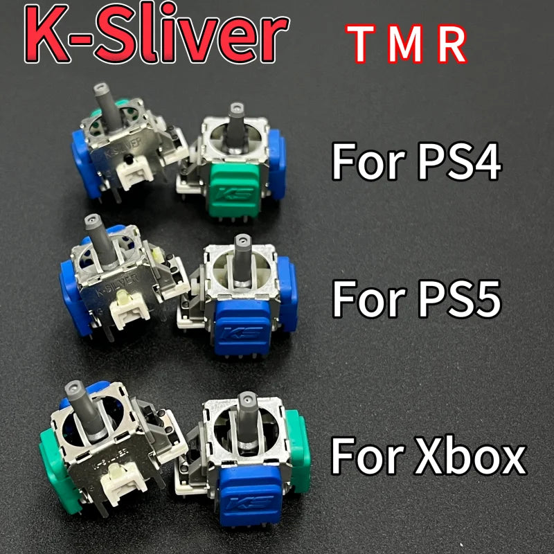 50pcs/lot K-Silver TMR Electromagnetic Joystick for PS5 PS4 Xbox Series Controller Module Magnetic Sensor Analog Stick Part Game console repair parts