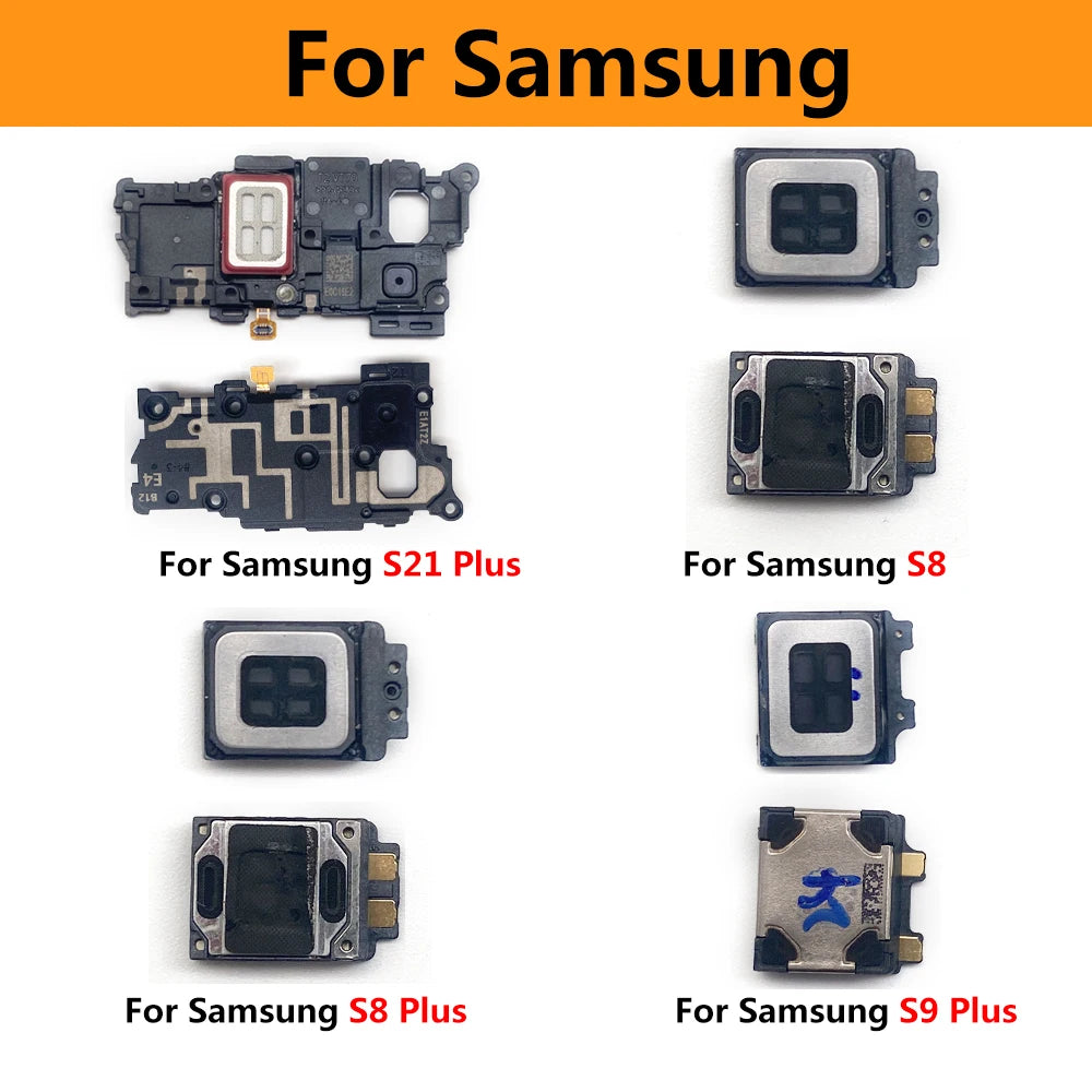 New Ear Speaker For Samsung  S8 S9 S10 S10e S20 S21 S22 S23 S24 Plus Ultra Fe Earpiece Earspeaker Flex Cable Samsung phone repair parts