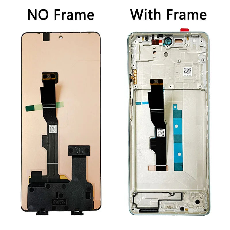 6.67”New for Xiaomi Redmi Note 13 2312DRAABG Lcd Display Touch Screen with Frame for Redmi Note 13 5G Screen Replacement Xiaomi phone repair parts