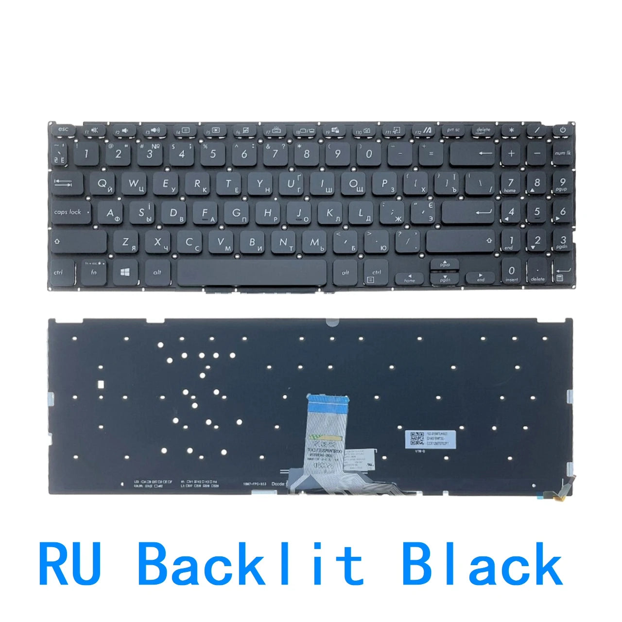 US RU SP Backlit Keyboard For ASUS Vivobook X509 X515 M509 X509F X509U X509UM X509FA MA M509 V5000D V5000F V5000 V5000FL ASUS laptop repair parts