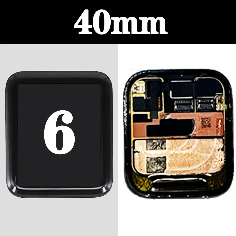 OLED for Apple Watch Series 1 2 3 4 5 6 SE 7 LCD Touch Screen Display Digitizer Assembly iWatch Substitution 38/42/40/44/41/45mm iWatch repair parts