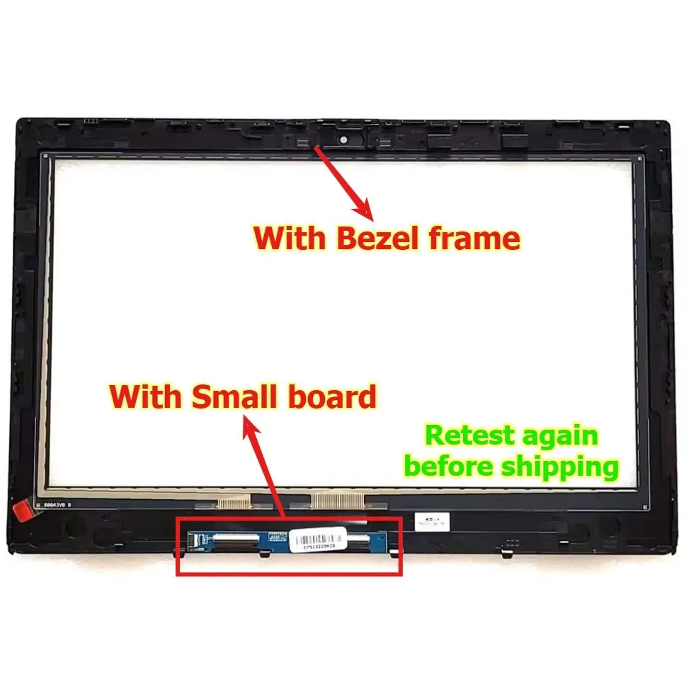 11.6 Inch For HP ProBook X360 11 G5 G6 EE 6070B1675701 stylus pen touch  LCD Touch Glass Digitizer w/Bezel Frame Black