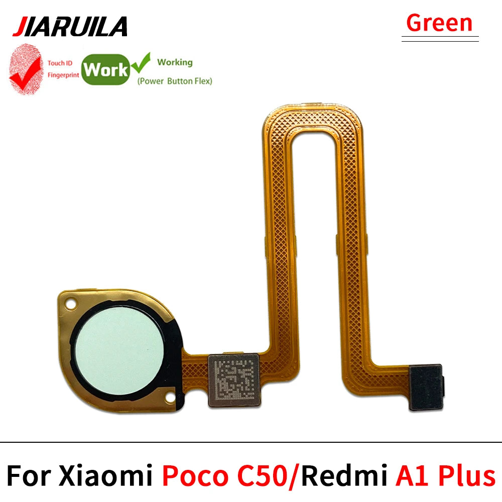 Home Button FingerPrint Touch ID Sensor Flex Cable Ribbon For Xiaomi Poco C50 C55 C65 C71 Replacement Parts Xiaomi  Xiao mi phone repair parts
