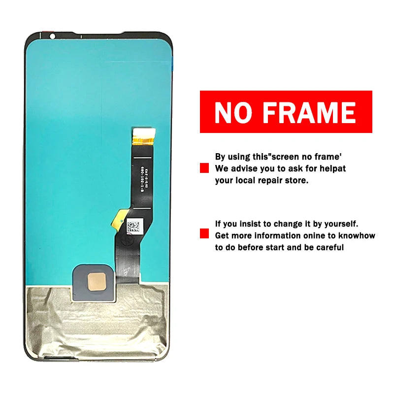 6.8" AMOLED 165Hz For ZTE Nubia Red Magic 6s Pro 6S Pro LCD Display Screen Frame+Touch Panel Digitizer For RedMagic6s LCD ZTE phone repair parts