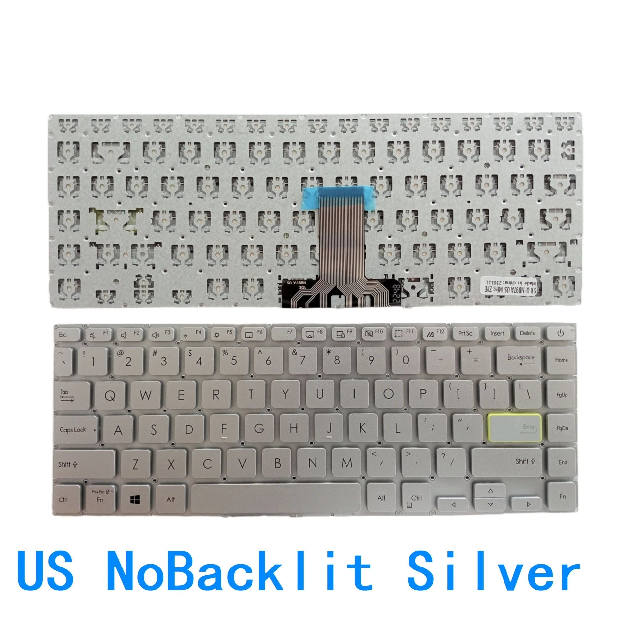 New US Russian Spanish language  Backlit Keyboard For ASUS Redolbook 14S S433 X421 S4600 V4050F E410M M4600I ASUS laptop repair parts