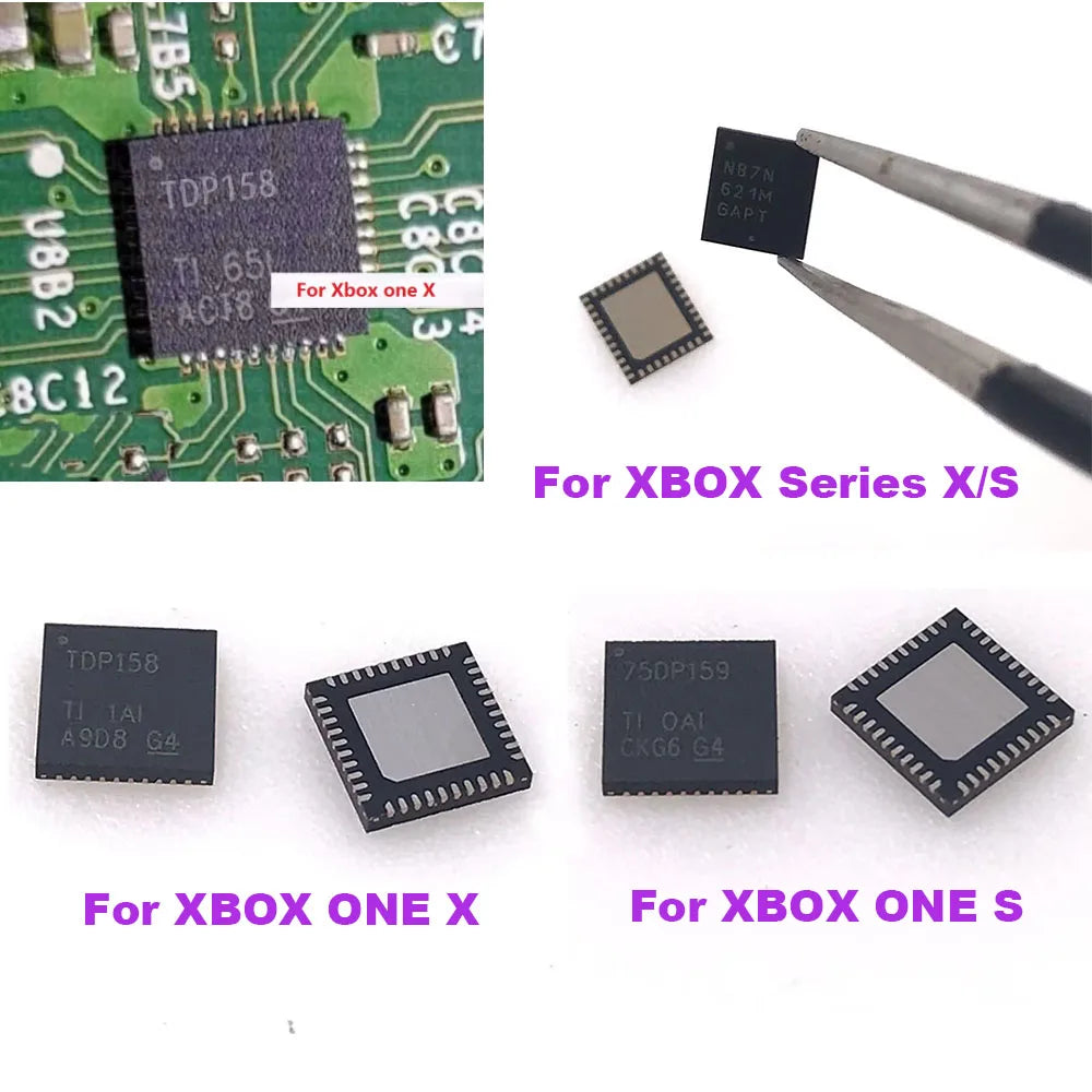 1-5pcs Original TDP158 75DP159 NB7N621M HDMI IC Retimer For XBOX ONE X ONE S For XBOX Series XS IC Chip Replacement Game console repair parts