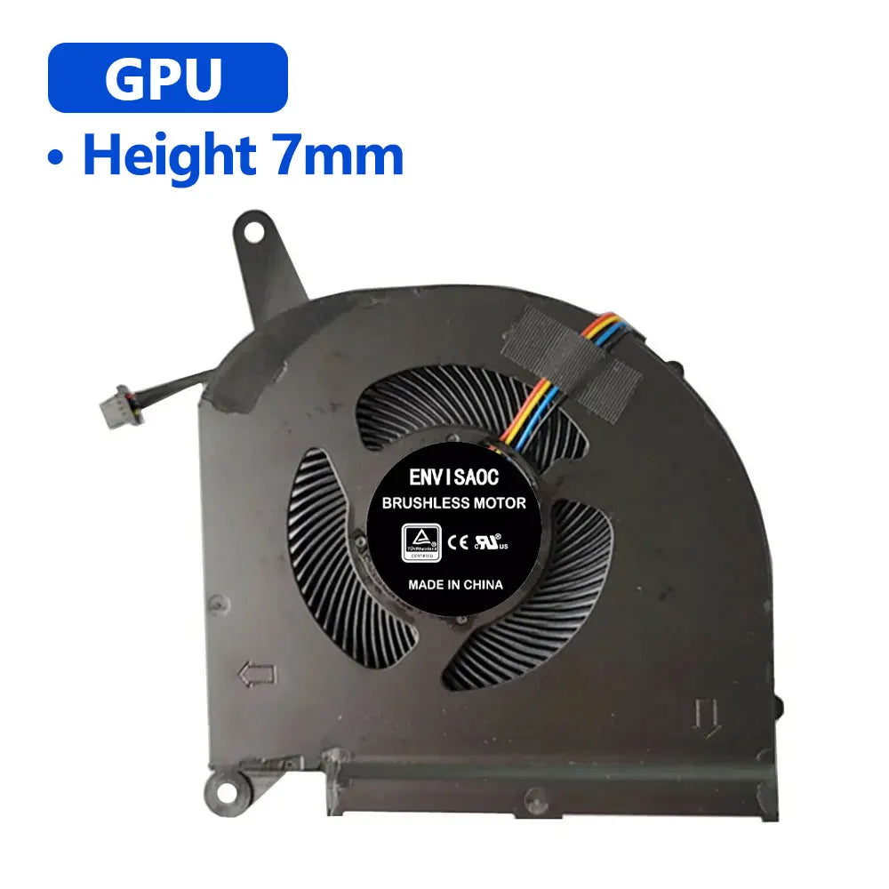 7MM For Gigabyte Aorus 15G 15P 17G 17P KB XC XA XB XD RX7G RX5G RP77 RP75 AERO 17 15 OLED Laptop Cooler CPU GPU Cooling Fan Gigabyte laptop repair parts