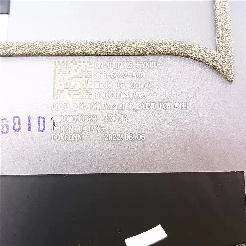 NEW ORIGINAL Laptop Replace Bottom Cover D Case for DELL XPS 13 Plus 9320 (2022) 04JVX5 4JVX5 0FJT52 FJT52 Dell laptop repair parts
