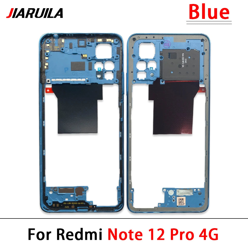 For Xiaomi Redmi Note 12 4G / Note 12 5G / Note 12 Pro 4G 5G / Note 12s Middle Frame Holder Housing Replacement Parts  Xiaomi  Xiao mi phone repair parts