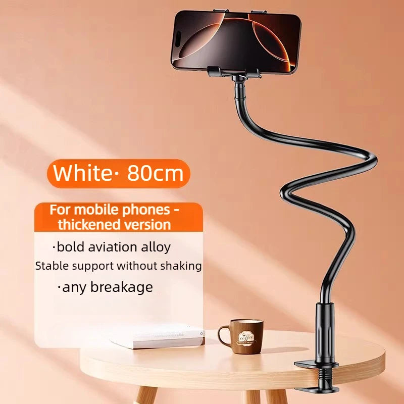 360 Clip Mobile Phone Tablet PC Holder Stand Portable Flexible Lazy Bed Desktop Bracket Desk Mount Stand Base Laptop Accessories