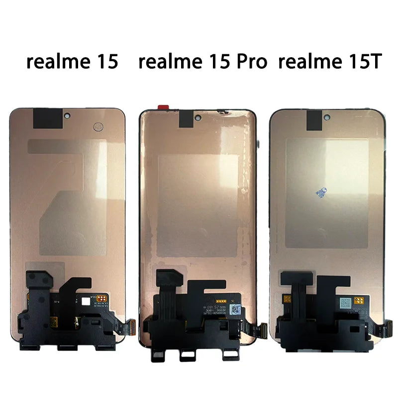 AMOLED For Realme 15 Pro RMX5101 Lcd Display Screen Touch Digitizer for Realme 15 RMX5106 LCD 15T Display With Fingerprint Oppo phone repair parts Realme phone repair parts