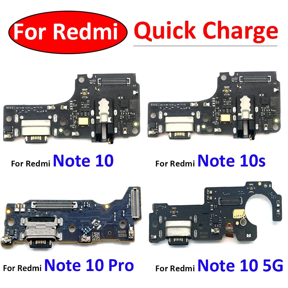 For Xiaomi Redmi Note 10 10s Pro 5G USB Charging Port Mic Microphone Dock Connector Board Flex Cable Repair Parts  Xiaomi  Xiao mi phone repair parts