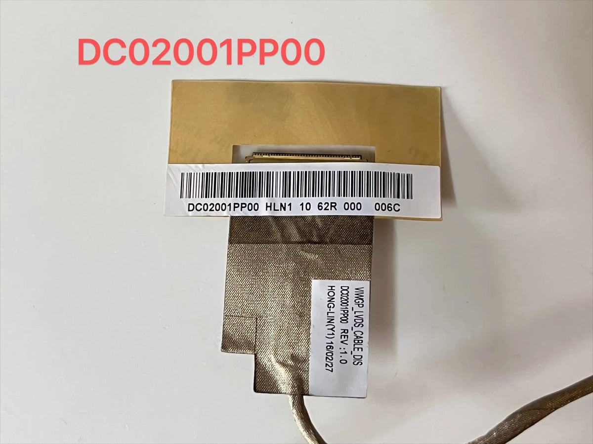 LVDS LCD/LED video display flex cable For Lenovo G410 G490 G400 G405 DC02001PP00 DC02001PQ00 screen Ribbon Cable Lenovo laptop repair parts