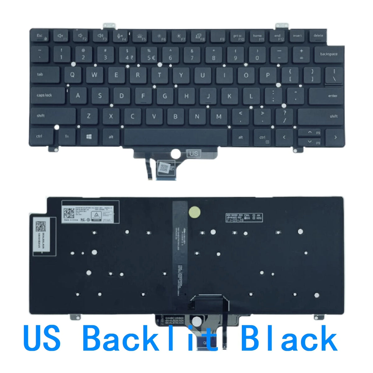 New US Latin language  Backlit Keyboard For Dell Latitude 5420 5421 7420 7520 Replacement Keyboard 0CW3R5 PK1330S1B00 0CM7JHDell laptop repair parts
