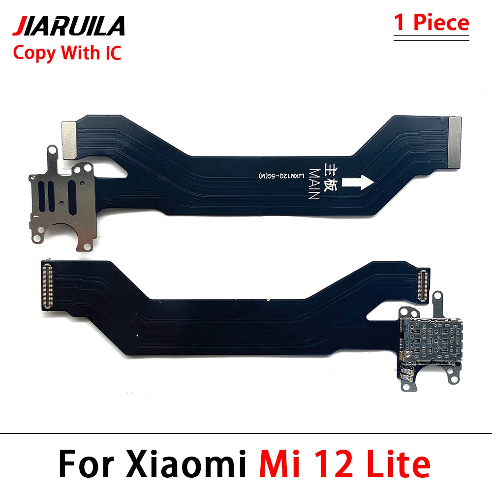 New For Xiaomi Mi 11 12 Lite Pro Poco F3 F4 5G SIM Card Holder Tray Slot Reader Socket Flex Cable  Xiaomi  Xiao mi phone repair parts