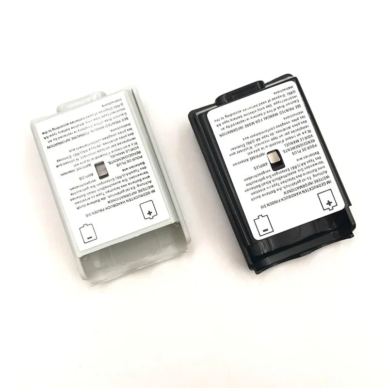 4PCS Black White For Xbox 360 Controller Battery Cover Pack Holder Game console repair parts