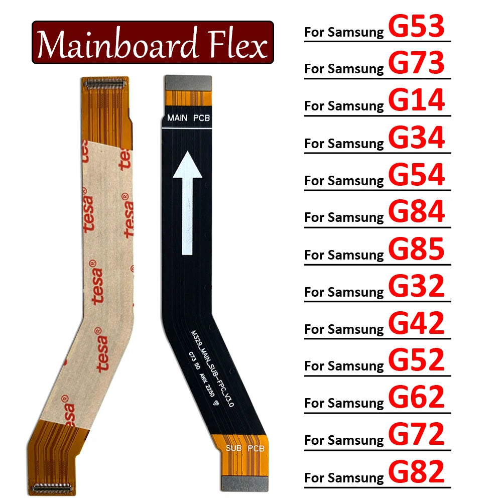 Main Board Motherboard Connector Board Flex Cable For Motorola Moto G14 G34 G54 G32 G42 G52 G62 G72 G82 G53 G73 G84 G85 5G Motorola phone repair parts