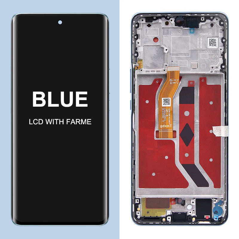 AMOLED For HONOR X9b LCD Display Touch Screen Digitizer Panel Full Assembly Replacement ALI-NX1 for X9b With Frame screen Honor phone repair parts