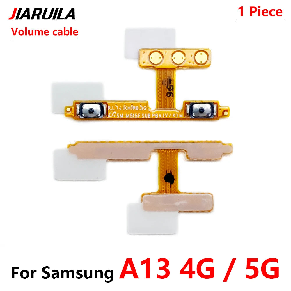Power On Off Volume Side Button Key Flex Cable For Samsung A02 A02S A04 A04s A32 A52 A72 A03s A03 Core A13 A22 A33 A53 A73 4G 5G Samsung phone repair parts