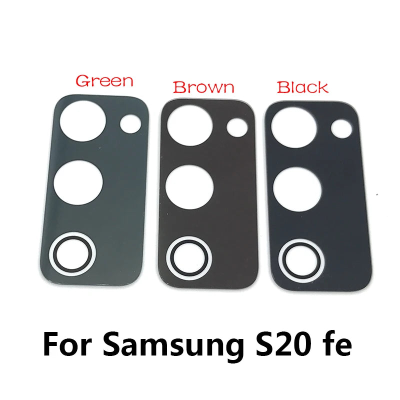 Rear Back Camera Glass Lens For Samsung  S20 S21 S22 S23 S24 Plus Ultra FE 5G Camera Glass With Adhesive Samsung phone repair parts