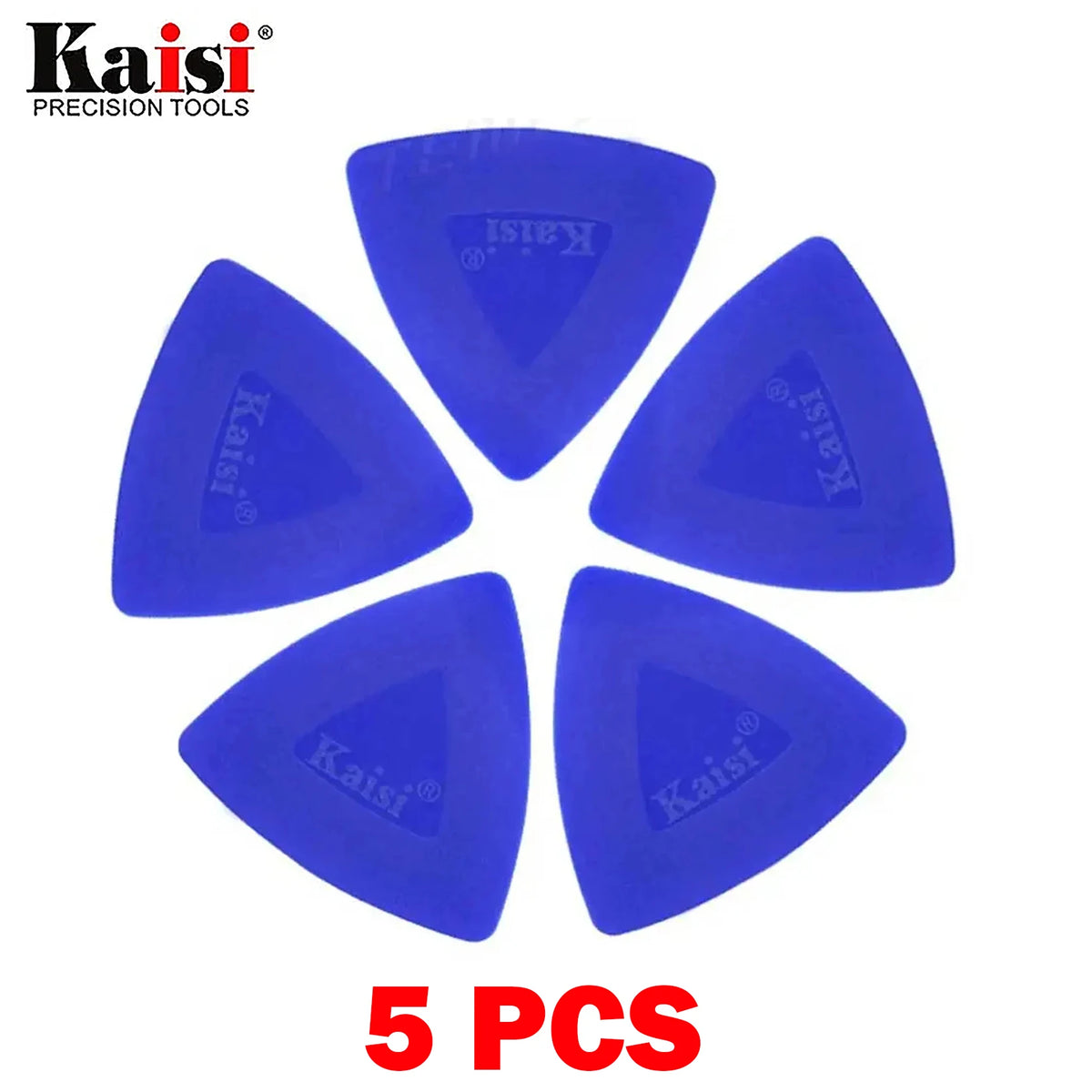 Kaisi 5Pcs 0.75mm Ultra-Thin Hard Plastic Scraper Mobile Phones Pry Opening Kits for IPad Tablets Teardown Repair Hand Tools Set Professional Repair Tools
