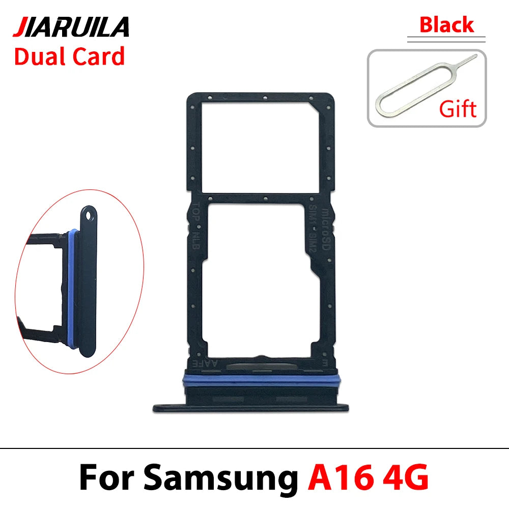 New For Samsung A06 A16 4G 5G SIM Card Slot SD Card Tray Holder Adapter Repair Parts Samsung phone repair parts