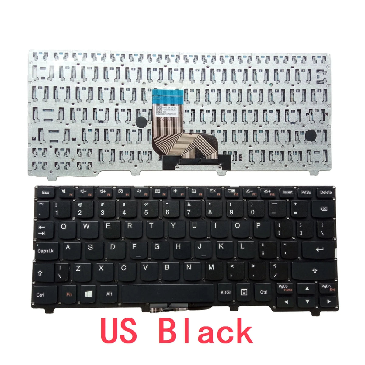 New US Spanish Portuguese Laptop Keyboard For Lenovo WINBOOK N22 N23 N24 300E 11.6" N3050 N3060 80S6 Notebook PC Replacement Lenovo laptop repair parts