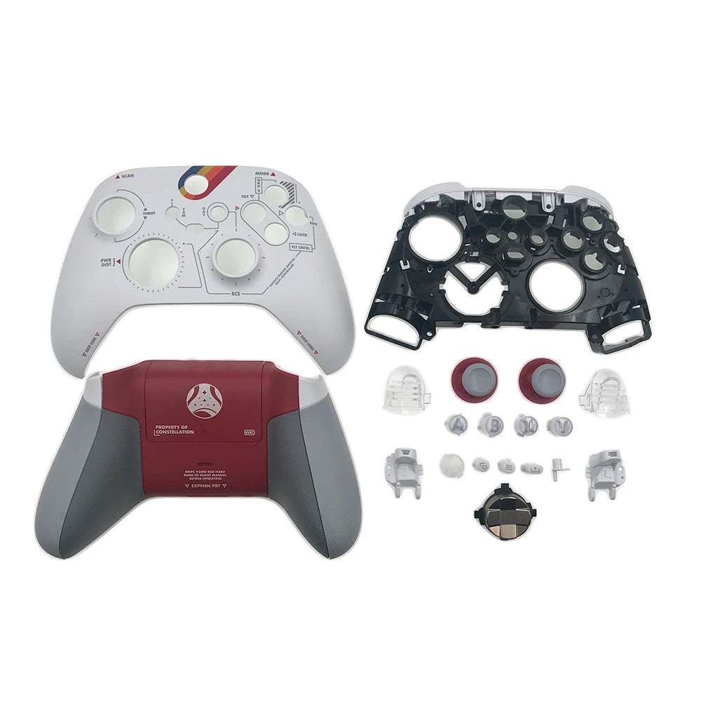 For Xbox Series X S Core Controller Star Shell Case Cover Replacement Front Faceplate With ABXY LB RB Trigger Buttons Game console repair parts