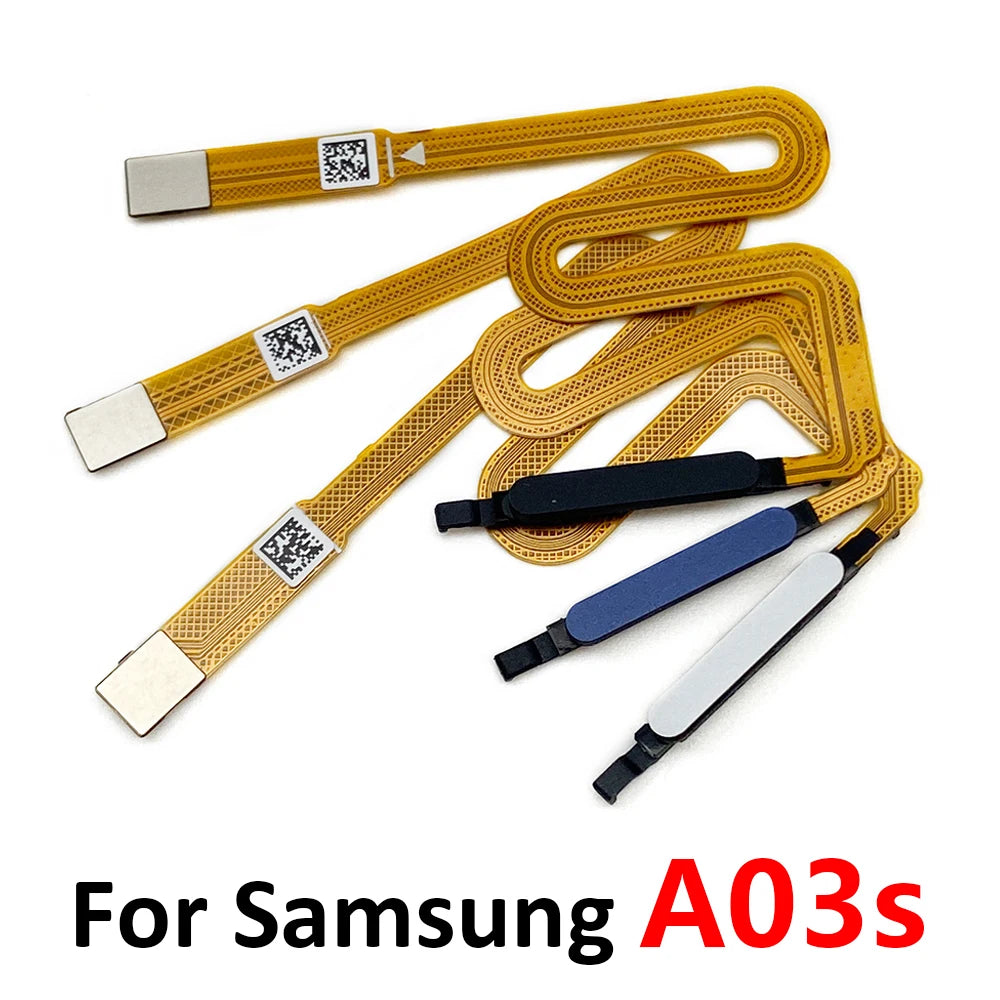 New For Samsung A03S A037F A04s A047F A05s A057F Fingerprint Sensor Home Return Key Menu Button Flex Cable Samsung phone repair parts