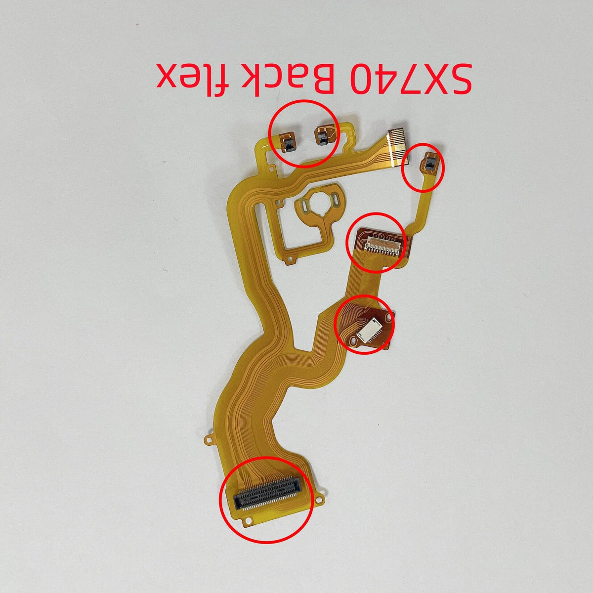 New SX740 Camera Lens Back Flex Cable With Sensor for Canon SX740 Lens Rear Cable Digital Camera repair parts