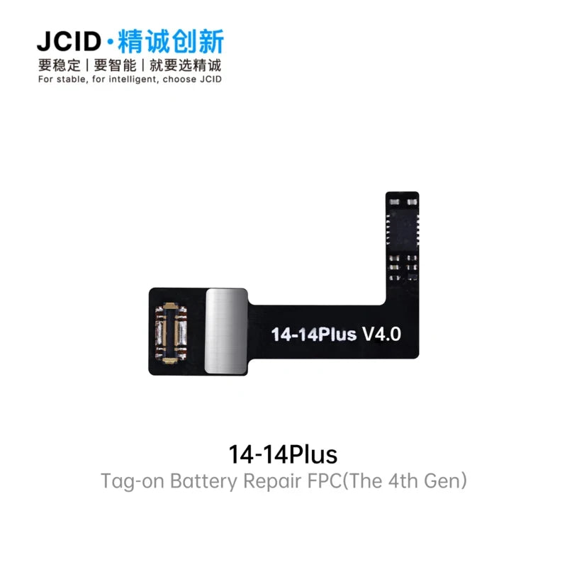 JCID 4th Gen Battery Repair Flex Tag On For iPhone 11 12 13 14 15 Plus Pro Max Mini Remove Warning Battery External Cable Tools Professional Repair Tools