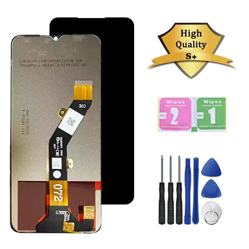 6.6"Screen For TCL 503 LCD T442M, T442A, T442J Display Touch Screen Digitizer Assembly For TCL 503 Display With Frame TCL phone repair parts