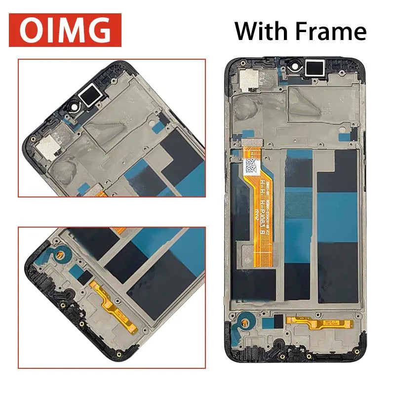 6.3''High Quality For OPPO F9 CPH1823 CPH1881 CPH1825 LCD Screen Touch Digitizer With Frame Assembly For OPPO F9 Pro LCD Screen Oppo phone repair parts Realme phone repair parts
