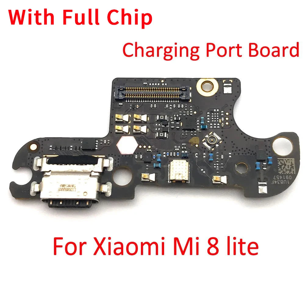 For Mi8 Charging Port Board For Xiaomi Mi 8 Mi8 lite Mi8 Se Dock Connector With Mic Microphone Module For Mi8 Pro Xiaomi  Xiao mi phone repair parts