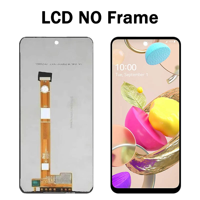 6.6' OEM For LG K42 K52 K62 K62+ Q52 LCD LMK420 LMK520 LMK525H LM-Q520N Display Touch Screen Digitizer Assembly LG phone repair parts