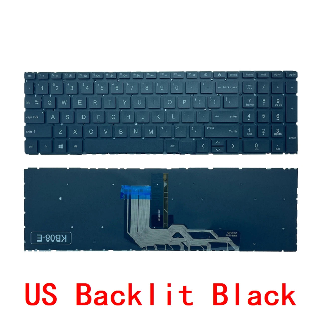 New US Russian Spanish Laptop Backlit Keyboard For HP ENVY x360 15-ED ENVY 15-AG 15-EE 15M-EE 17-CG TPN-W140 TPN-C149  HP laptop repair parts