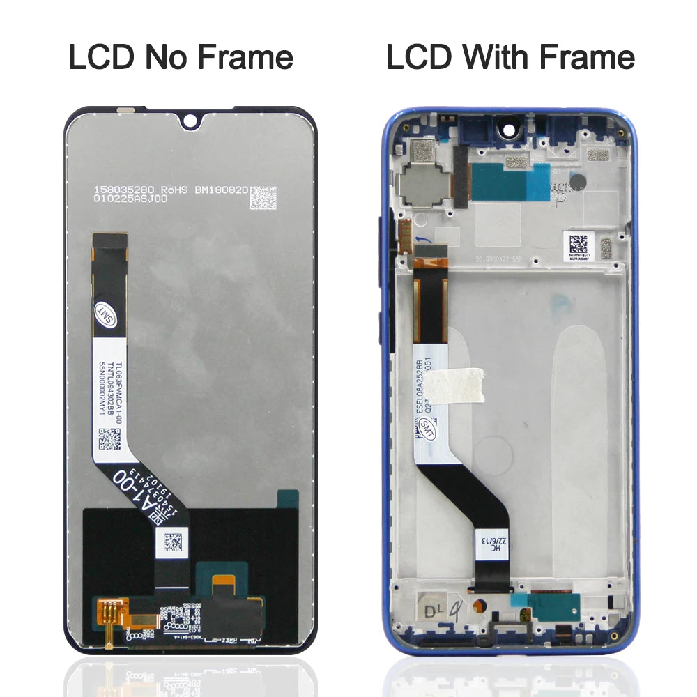 6.3" Screen for Xiaomi Redmi Note 7 Pro M1901F7S Lcd Display Digital Touch Screen with Frame Parts for Redmi Note 7 Replacement Xiaomi phone repair parts