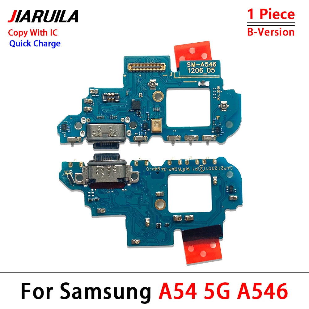 For Samsung A13 A23 A33 A53 A52 A72 A14 A24 A34 A54 4G 5G USB Charging Port Dock Charger Connector Board With Micro Flex Cable Samsung phone repair parts