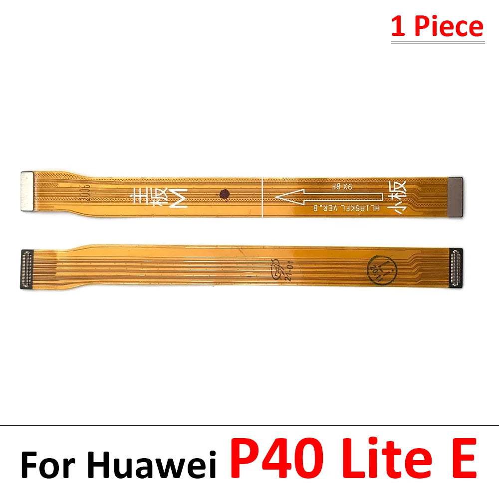 10Pcs, For Huawei P10 P20 P30 P40 P50 Lite Pro E P Smart 2018 2019 2020 Main Motherboard Flex Cable Replacement parts Huawei phone repair parts