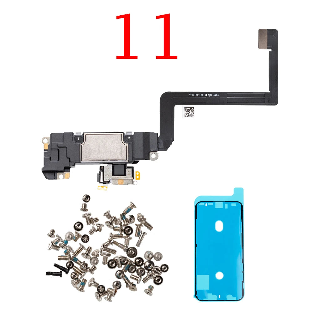 Speaker For iPhone X Xs 11 12 Pro Max XR Proximity Sensor Sound Earpiece Speaker Flex Cable Phone Parts iPhone phone repair parts