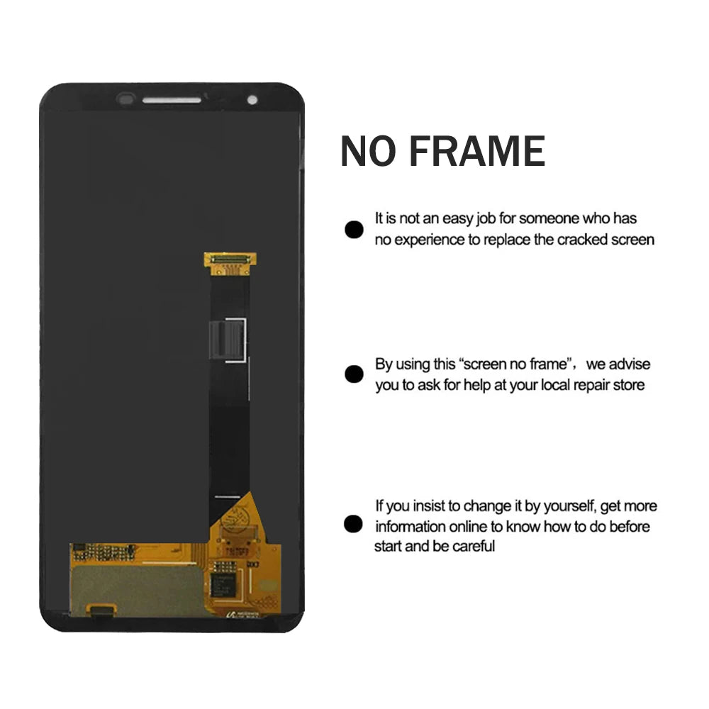 Super OEM For Google Pixel 3A Display Touch Digitizer Assembly LCD Screen Replacement Repair G020A, G020E, G020B, G020G ,G020H Google phone repair parts
