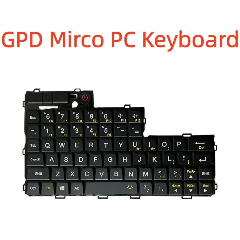 GPD Micro PC Original Brand New Keyboard GPD Accessory Keyboard Replacement Game console repair parts