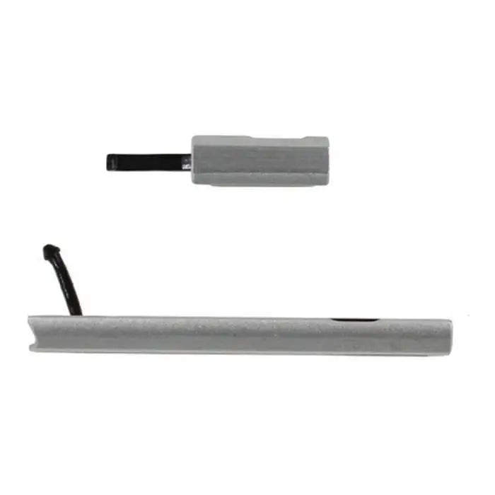 100% New housing-USB Charging Port Dust Plug cover +   Port SIM Card Port Slot cover for Sony Xperia Z Ultra XL39H C6802 Sony phone repair parts