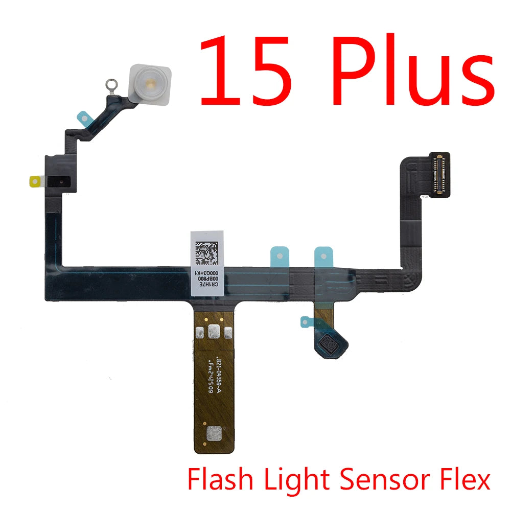 Wireless Charging Coil NFC Antenna Replacement With Led Flash Light Flex Cable For iPhone  15  Plus 16 Pro  Max Parts iPhone phone repair parts