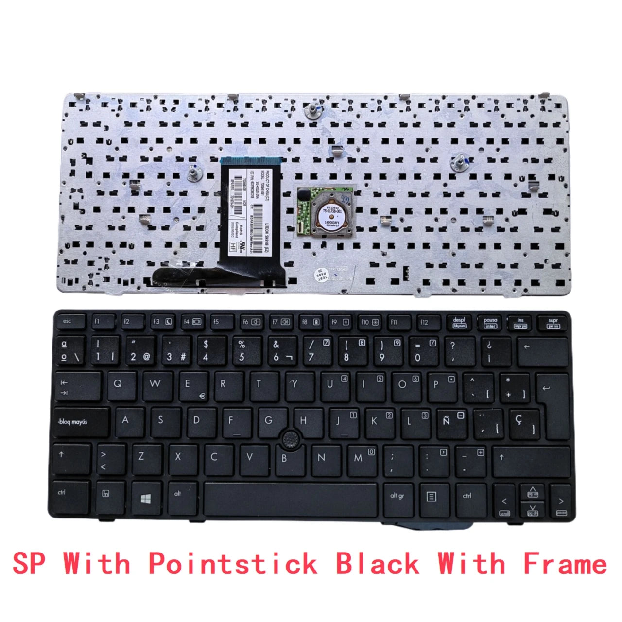 New US Russian Spanish Latin Brazil Laptop Keyboard For HP Elitebook 2560 2560P 2570 2570P 700948-B31  HP laptop repair parts